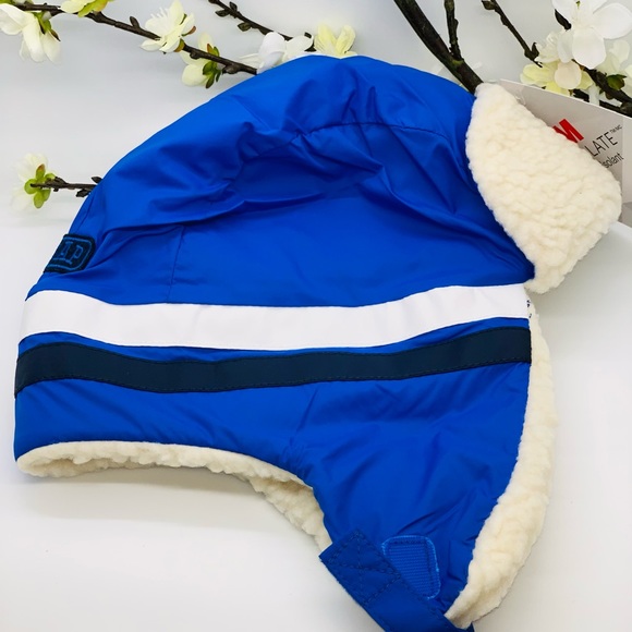 Gap Kids Sherpa Trapper Hat Thinsulate Insulation Size: S/M Color: Bristol Blue - Picture 6 of 10